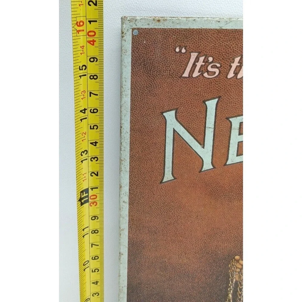 Vintage Embossed Tin Sign NEAVE'S FOOD for INFANTS ADVERTISING PLAQUE 10